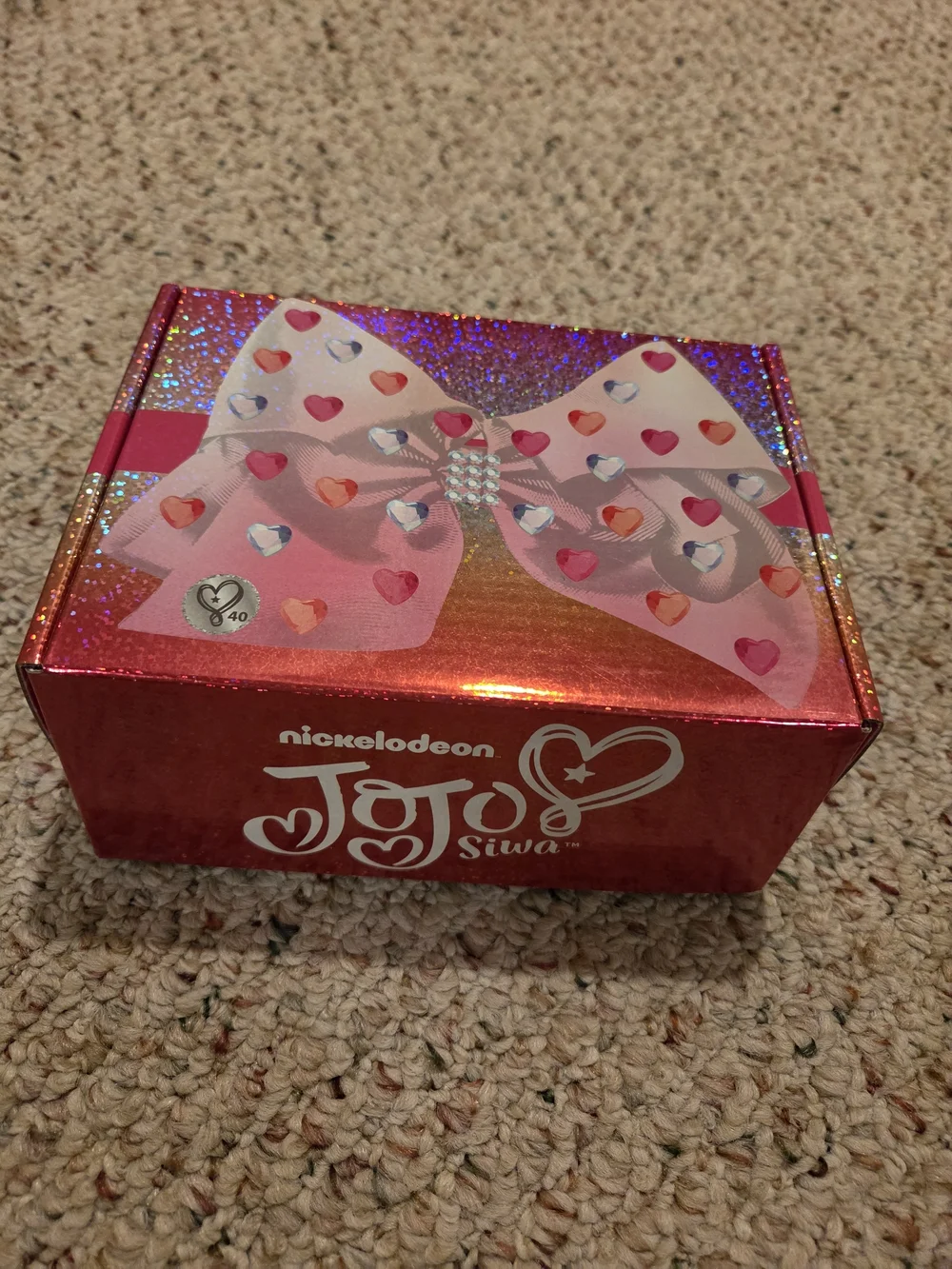 JoJo Siwa Pink Gem Bow Hair Accessory Set with Heart Sunglasses & Brush